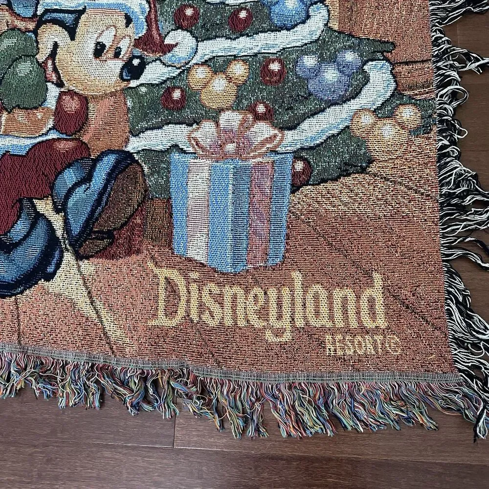 Vtg Tapestry Throw Blanket  by Manual Woodworkers & Weavers Inc Disney Store USA